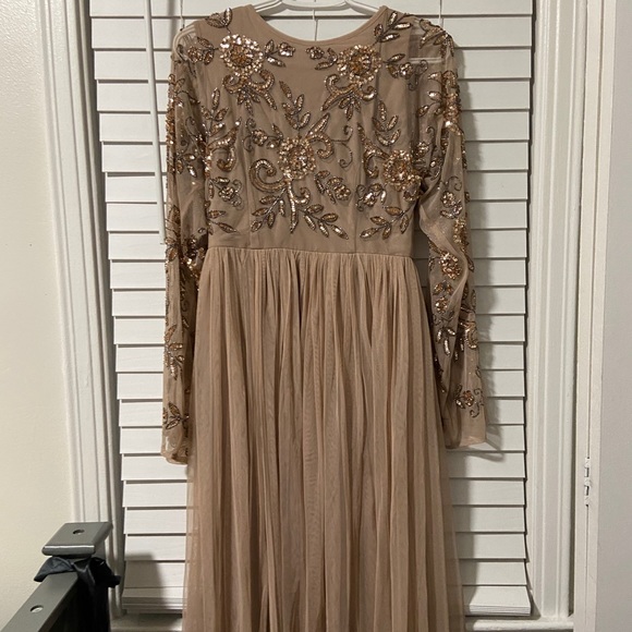 BOOHOO Pink/Beige Dress - Picture 6 of 7